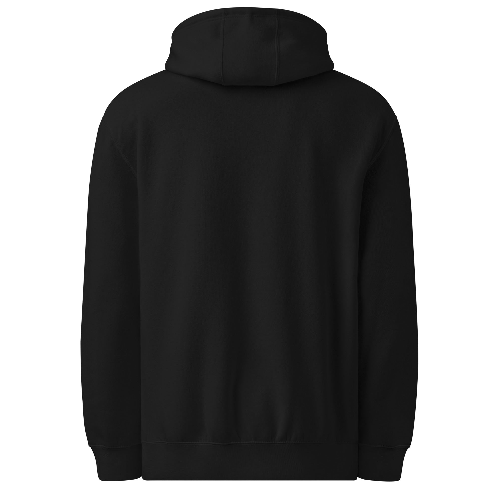 Hoodie Griffin Hitam Ghost Pria Das Hot Indonesia - Tampak Belakang Bordir Griffin Bersayap