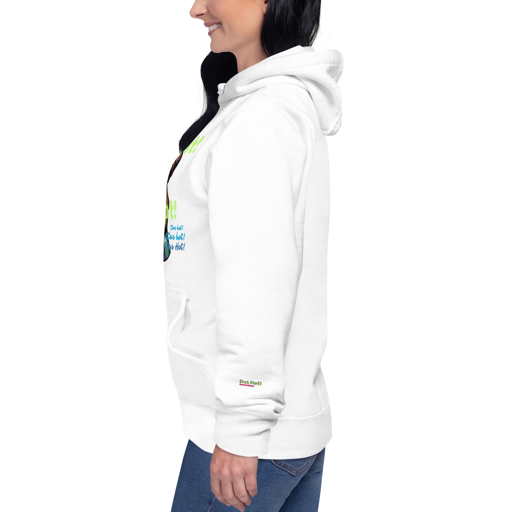 Women's Das Hot! Hip Hop Microphone Hoodie