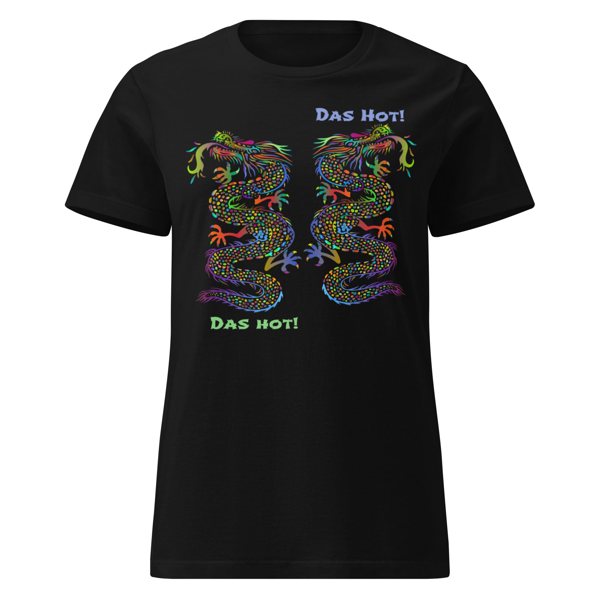 Women’s Das Hot! colorful Dragon softstyle t-shirt
